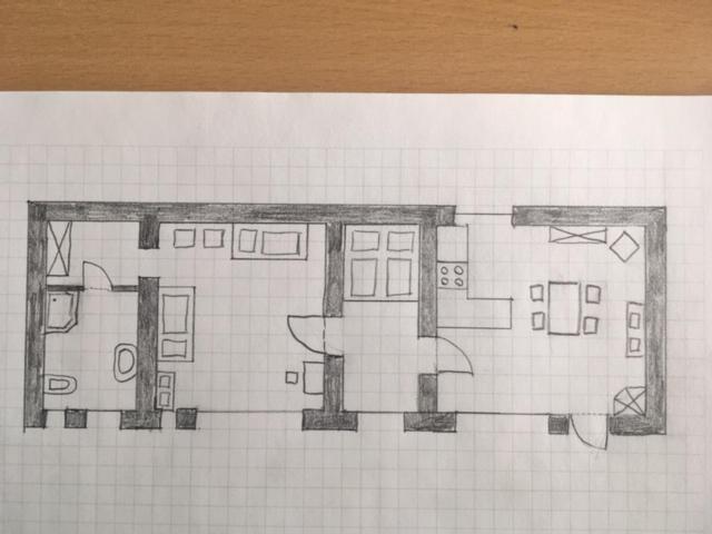 Ferienwohnung Zum Alten Forsthaus Messern Dış mekan fotoğraf