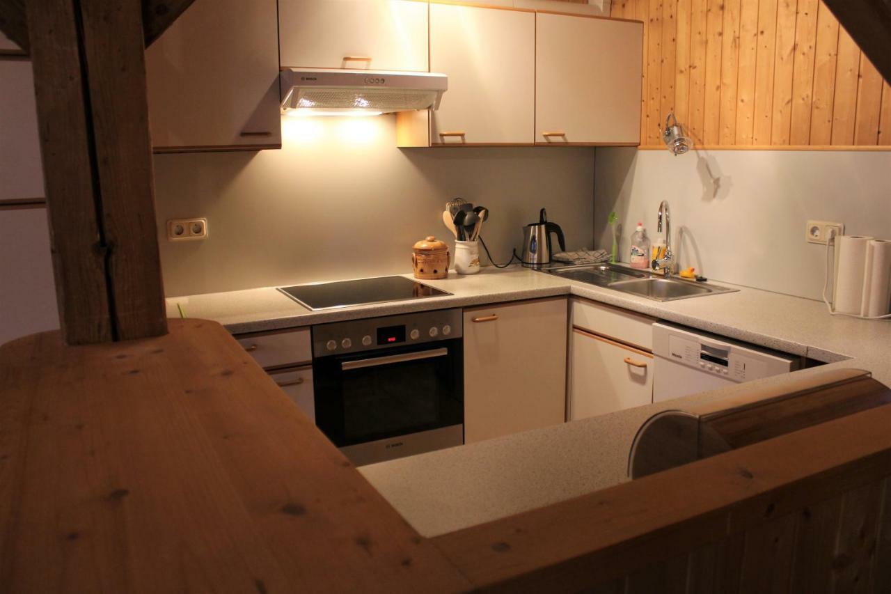 Ferienwohnung Zum Alten Forsthaus Messern Dış mekan fotoğraf